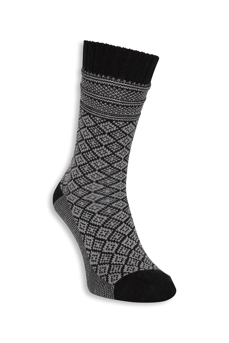 EMS Mens Spot Merino Everyday Crew Sock