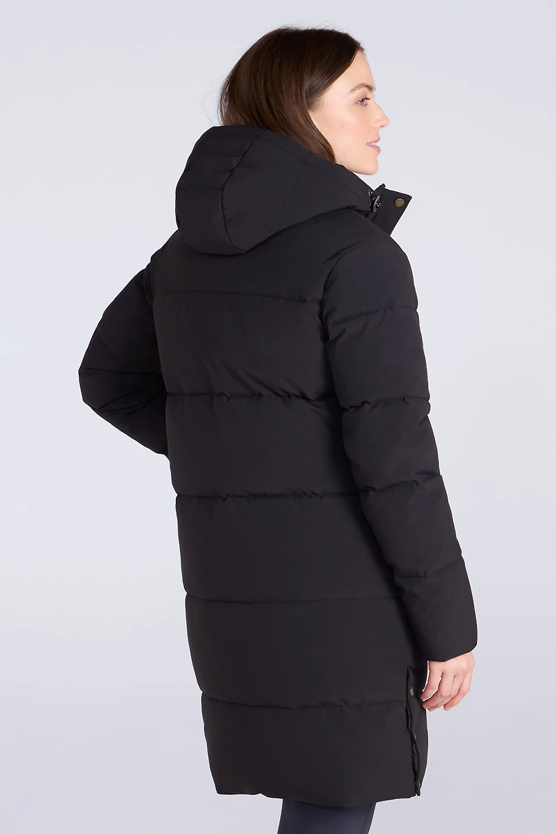 Manta Borg Lined Womens Long Padded Jacket
