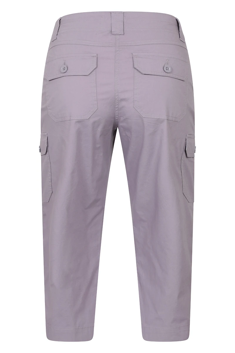 Coastal Stretch Womens Cargo Capri