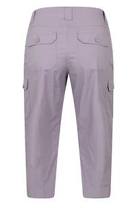 Coastal Stretch Womens Cargo Capri