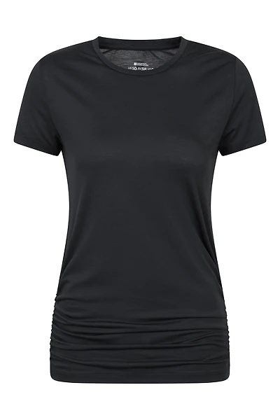 Active Womens Ruched Longline T-Shirt