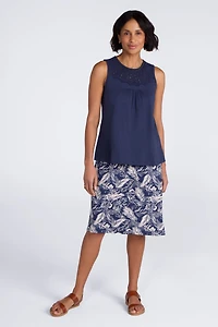 Palma Broderie Womens Vest