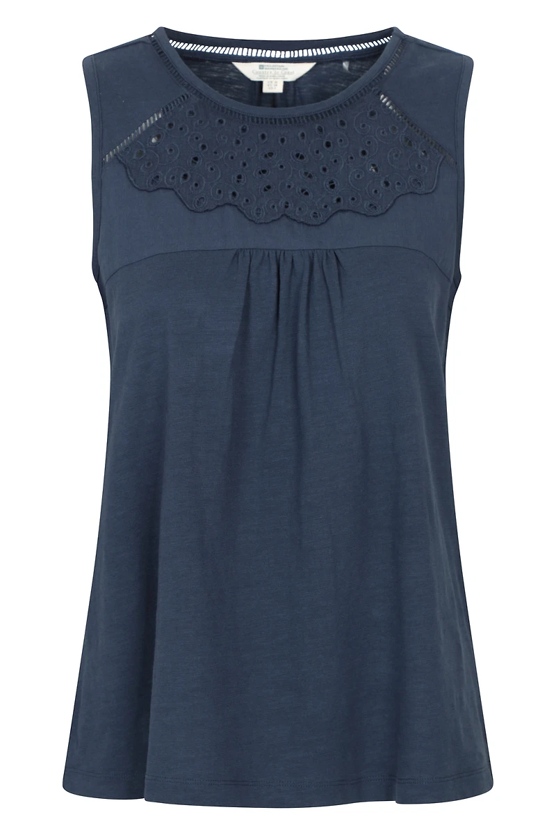 Palma Broderie Womens Vest