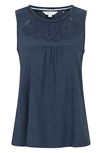 Palma Broderie Womens Vest