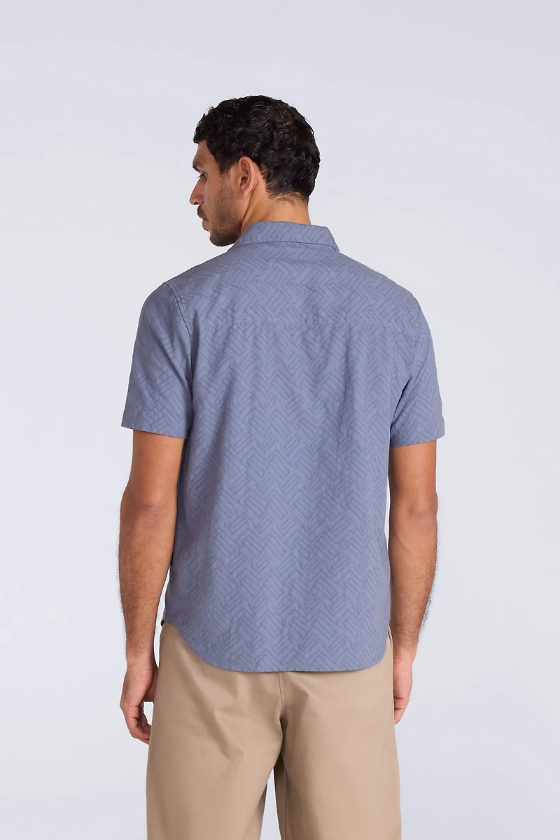 Fiji Mens Textured Shirt