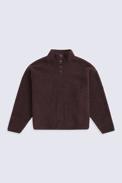 Billie Womens Boucle Popper Fleece