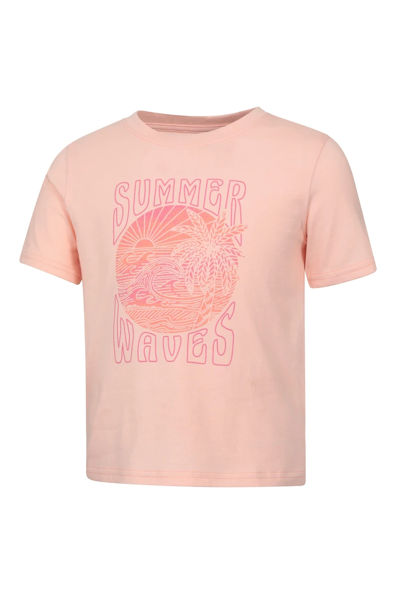 Summer Waves Kids Short Sleeve Tee