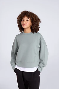 Active Womens Crop Sweatshirt