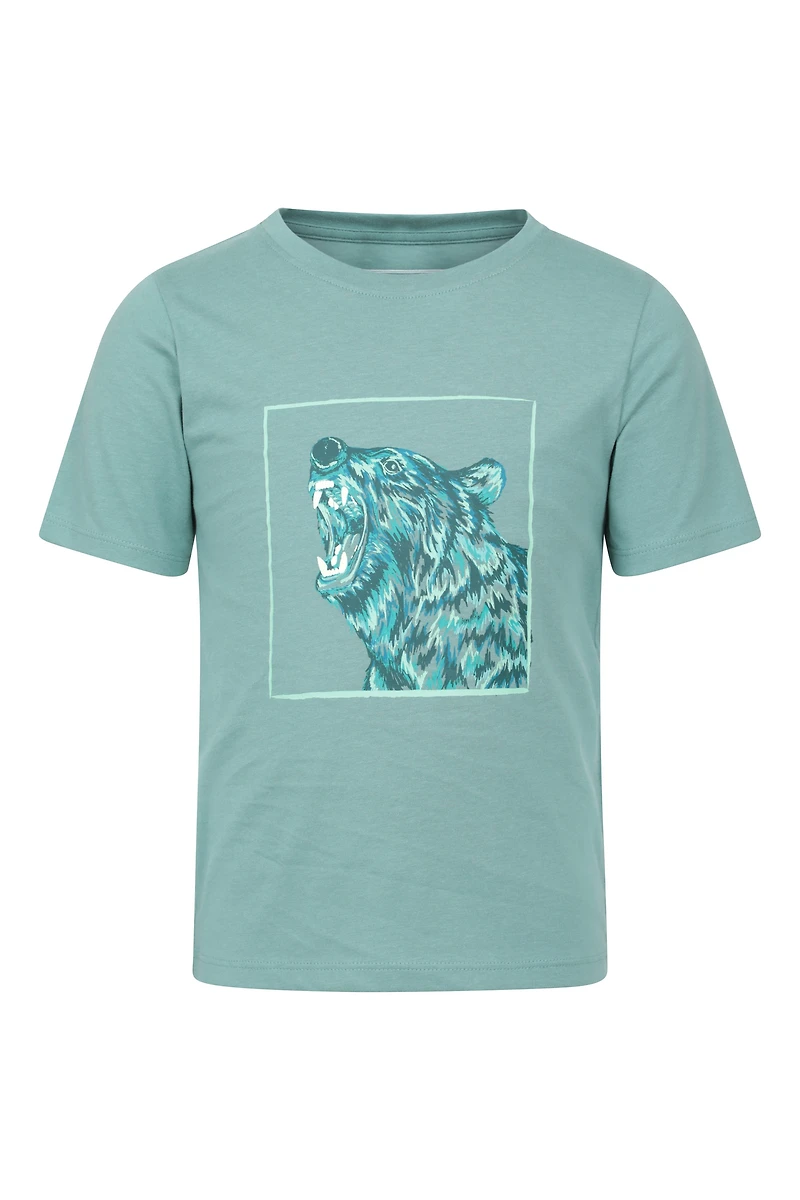 Glow The Dark Bear Kids Tee