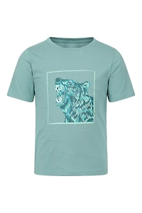 Glow The Dark Bear Kids Tee
