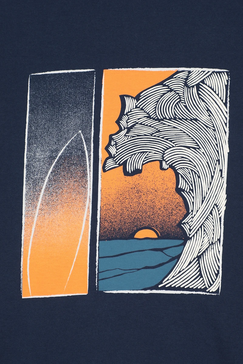 Surfers Mens Organic T-Shirt