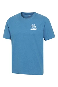 Sail Boat Mens Graphic T-Shirt