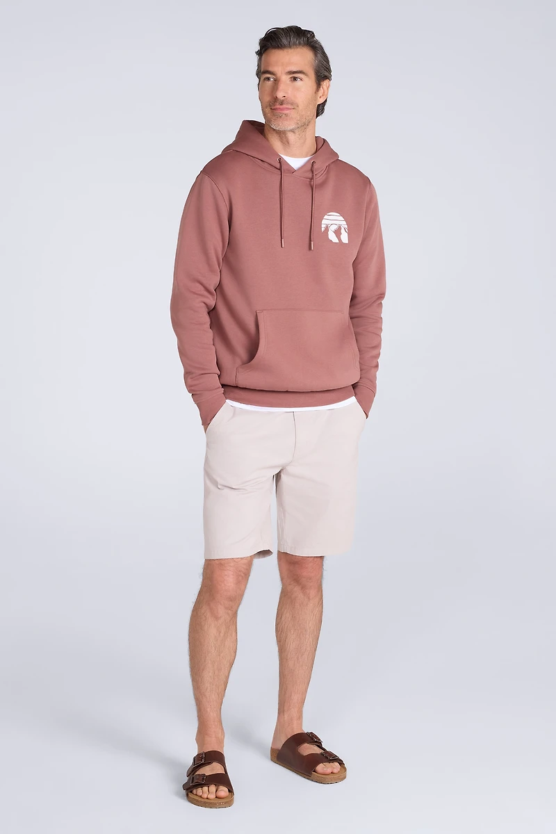 Mountain Badge Graphic Mens Hoodie