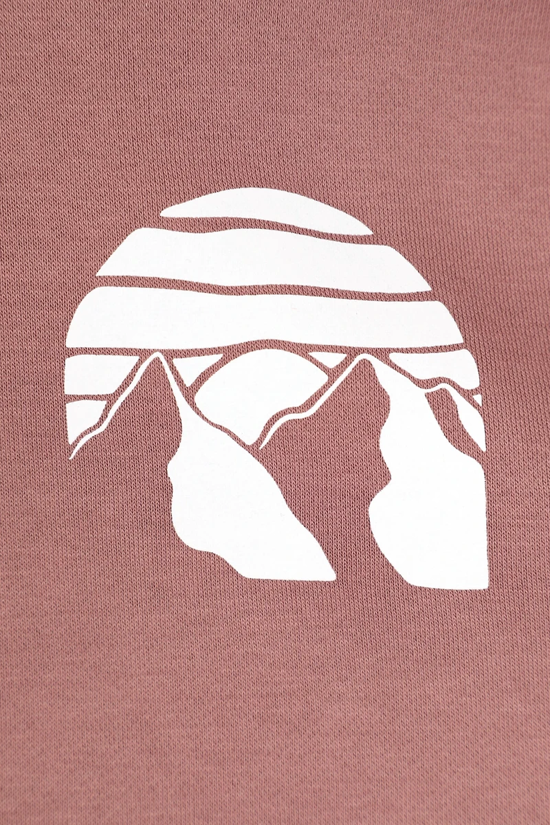 Mountain Badge Graphic Mens Hoodie