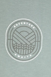Adventure Awaits Womens Graphic Full Zip Hoodie