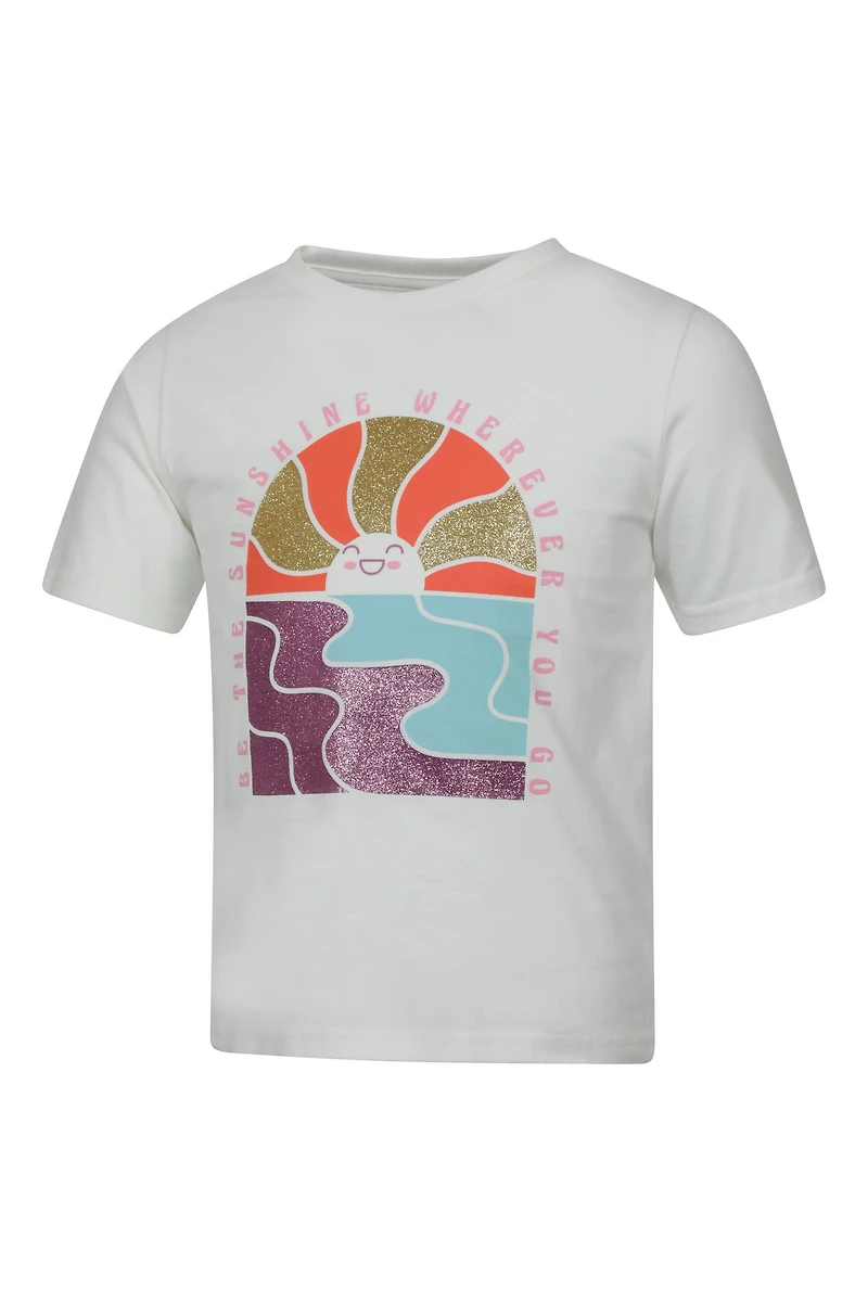 Sequin Sunrise Kids Tee