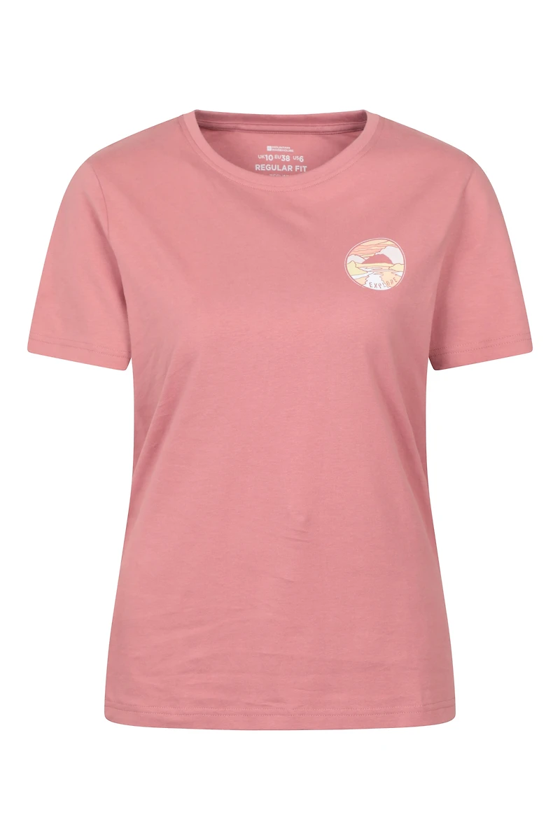 Landscape Womens Graphic Short Sleeve T-Shirt