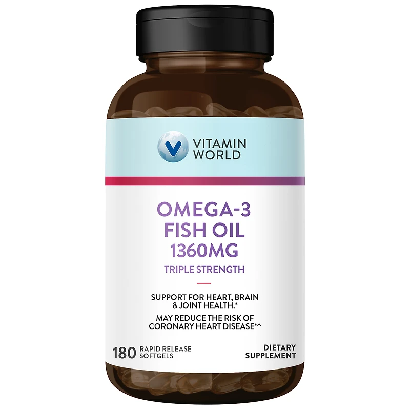Triple Strength Omega-3 Fish Oil 1360 MG