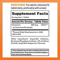 Mega Chromium Picolinate 800 mcg.