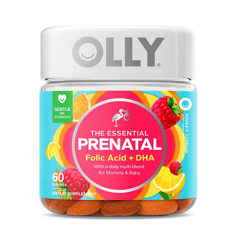 OLLY Essential Prenatal Multivitamin Vibrant Citrus