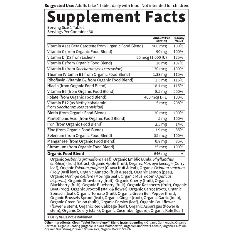 mykind Organics Women's Once Daily Multi