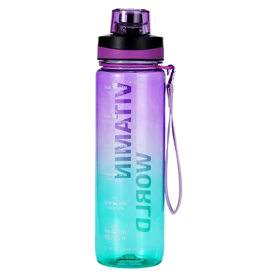 VW Sports Water Bottle 32oz. Purple Green