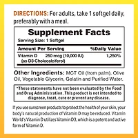 Mega Potency Vitamin D3 250MCG (10,000IU) for Bone Health