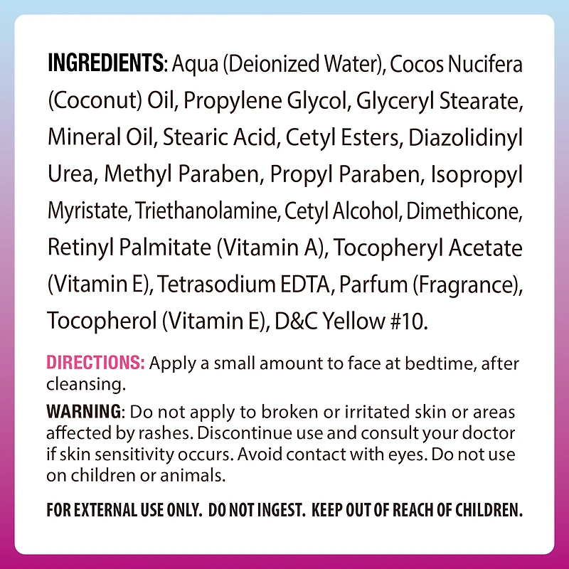 Retinol Cream with Vitamin A 100,000IU