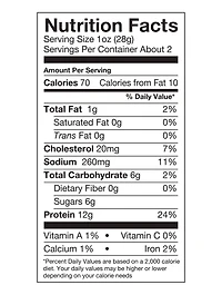 Think Jerky Chipotle Beef Jerky 2.2oz