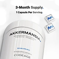Codeage Akkermansia Muciniphila Probiotic Supplement, 90 Caps