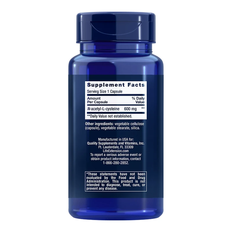 N-Acetyl-L-Cysteine 600mg 60ct