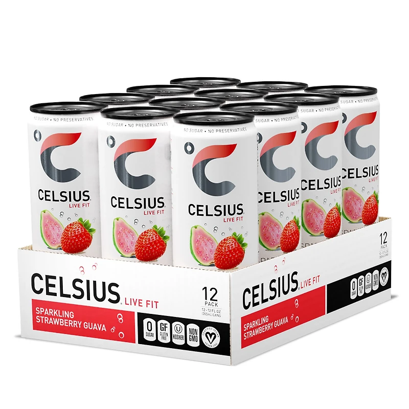Celsius Sparkling Strawberry Guava Energy Drink