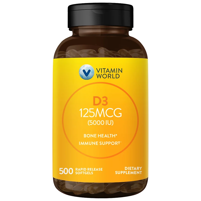Vitamin D3 125mcg (5000 IU)
