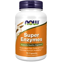 Super Enzymes, Formulated with Bromelain, Ox Bile, Pancreatin and Papain, Super Enzymes,90 Capsules
