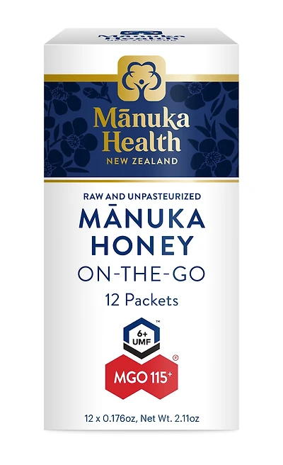Manuka Honey UMF 6+/MGO 115+ On-The-Go Sachets 12x5g Liquid