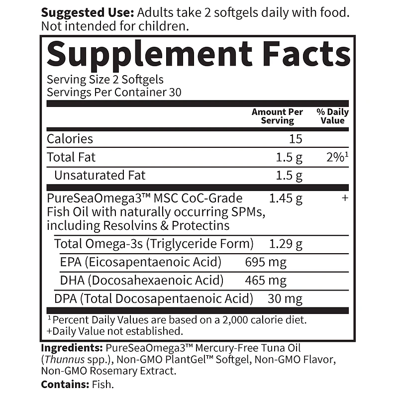 Dr. Formulated Advanced Omega (60 count) (Lemon)