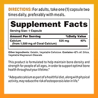 Coral Calcium 1500 mg.