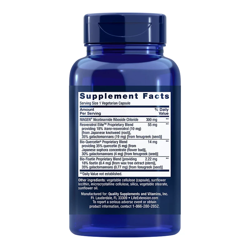 NAD+ Cell Regenerator™ and Resveratrol Elite™ 30ct