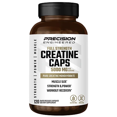 Full Strength Creatine Caps (24 Servings)