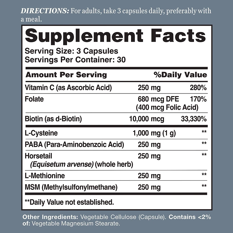 Healthy Hair Formula Capsules