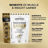 Muscle & Weight Gainer - Creamy Vanilla (7 Servings)