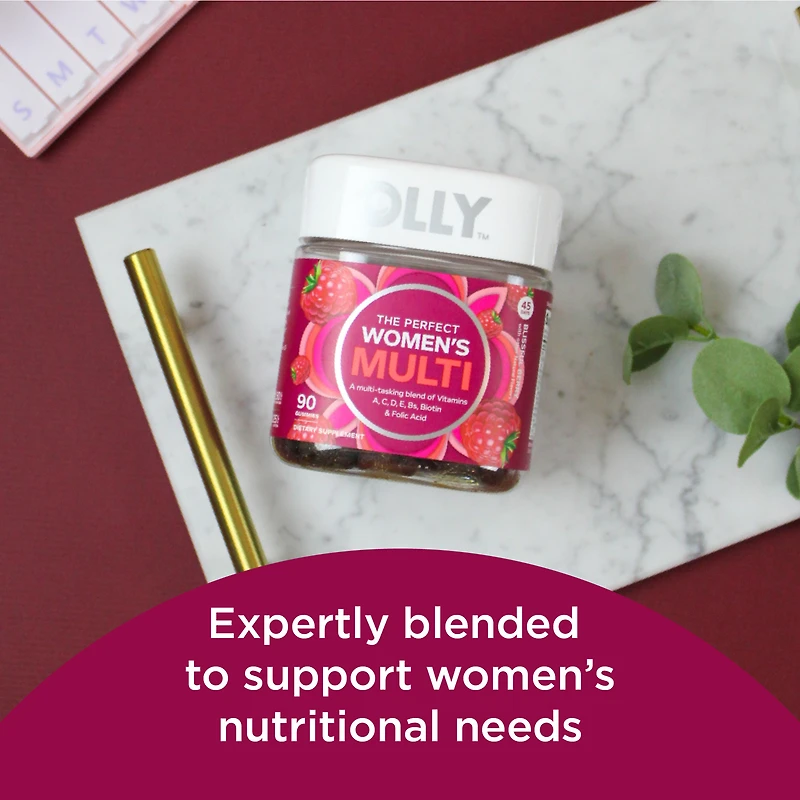 OLLY Women's Multivitamin Blissful Berry Gummies