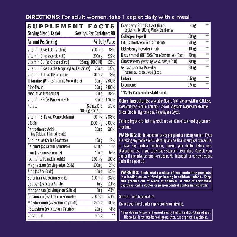 ULTRA 360 Women's Once Daily Multivitamin