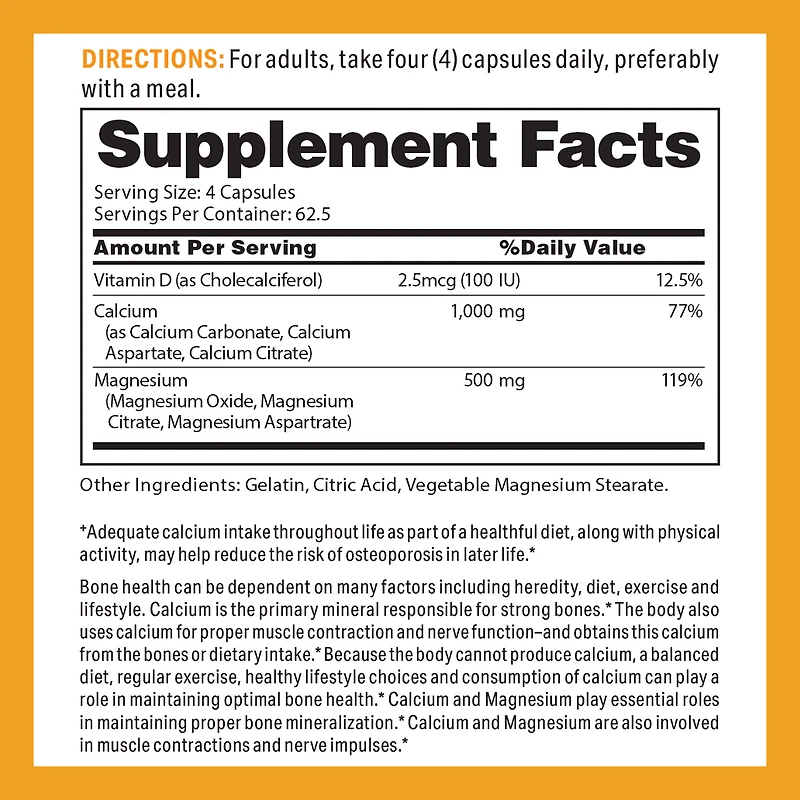 Calcium Magnesium with Vitamin D3