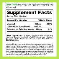 Vitamin E 400 IU with Selenium