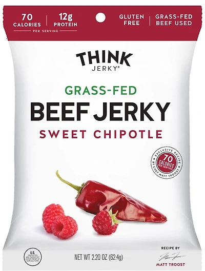 Think Jerky Chipotle Beef Jerky 2.2oz