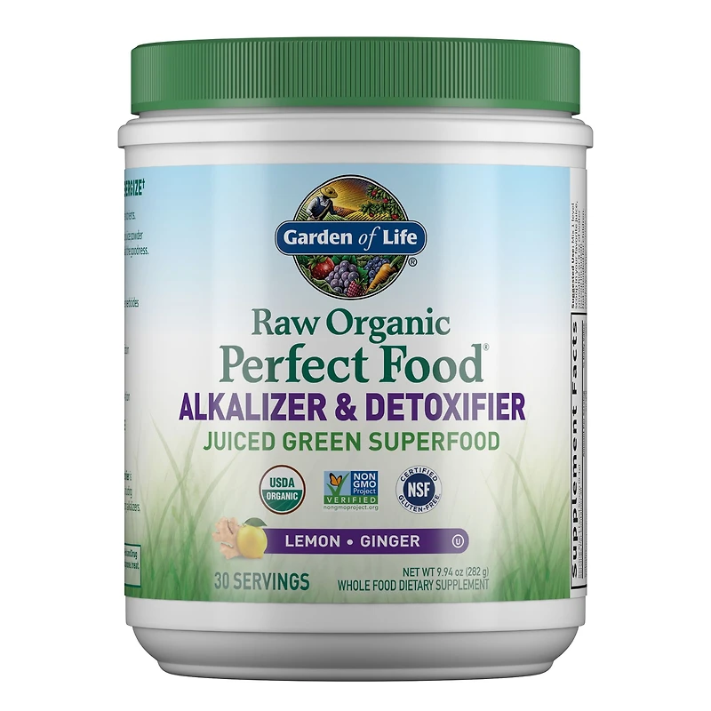 Raw Organic Perfect Food Green Superfood - Alkalizer and Detoxifier