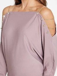 Eco Adri Off-the-Shoulder Crystal Top