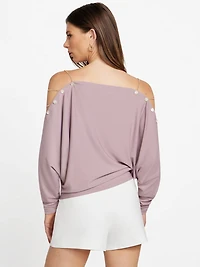 Eco Adri Off-the-Shoulder Crystal Top