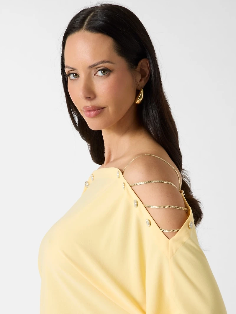 Eco Adri Off-the-Shoulder Crystal Top